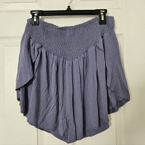 XL Earthbound Trading Co blue shorts smocked waist